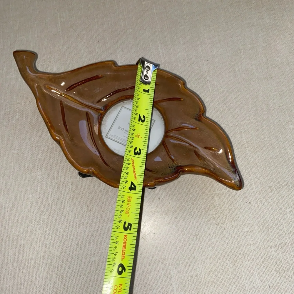 Sonoma‎ Fall Thanksgiving Leaf-Shaped Brown Picture photo Frame Small